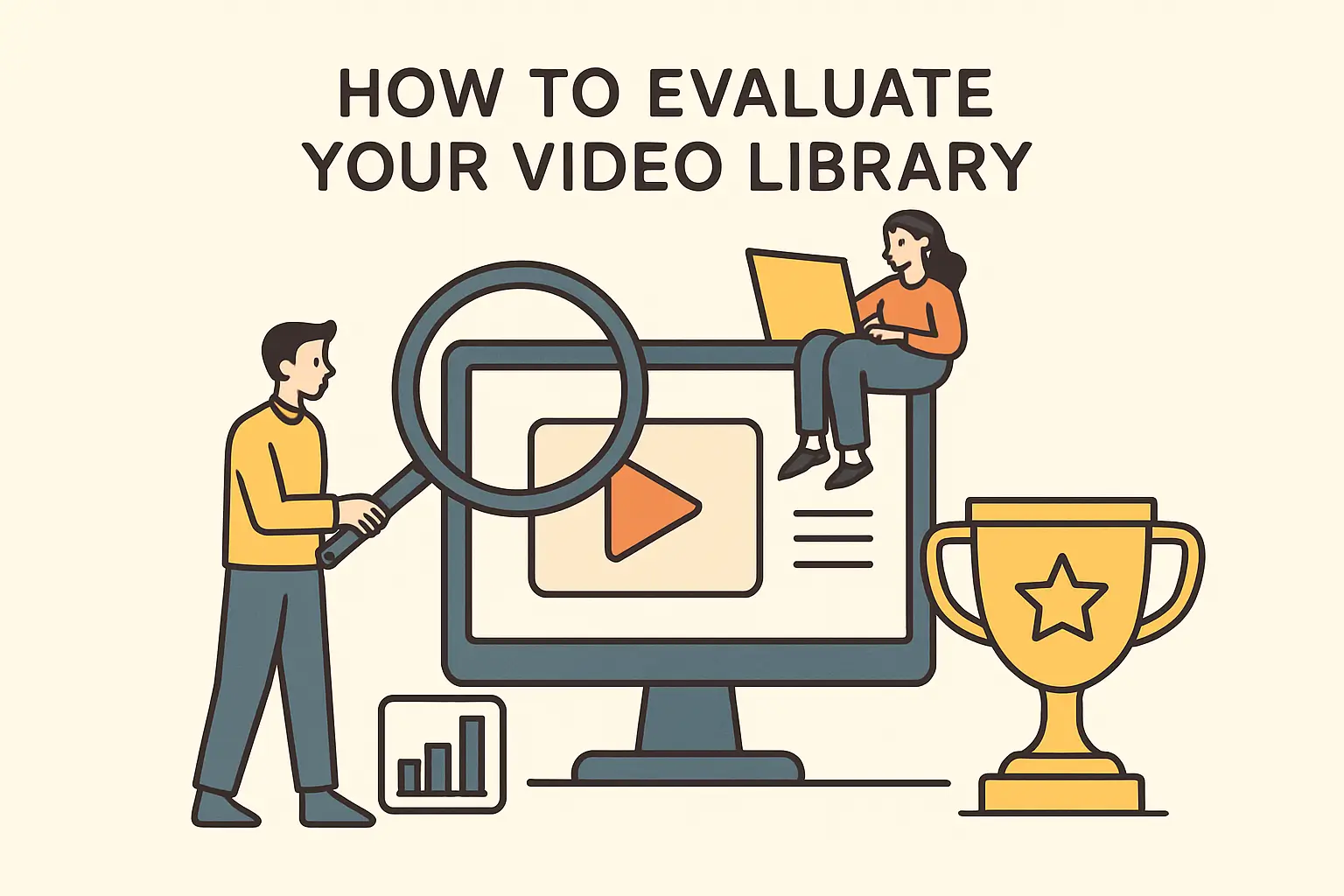 Evaluating a video on a monitor