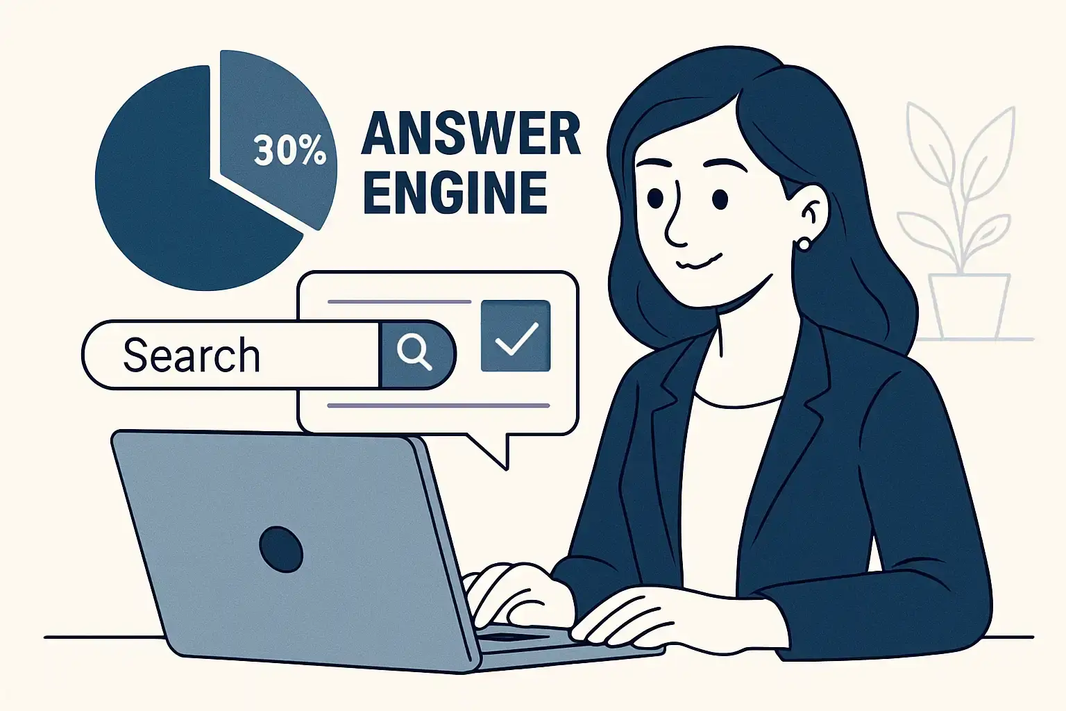 Stat #1: 30% of Online Searches are Handled by Answer Engines