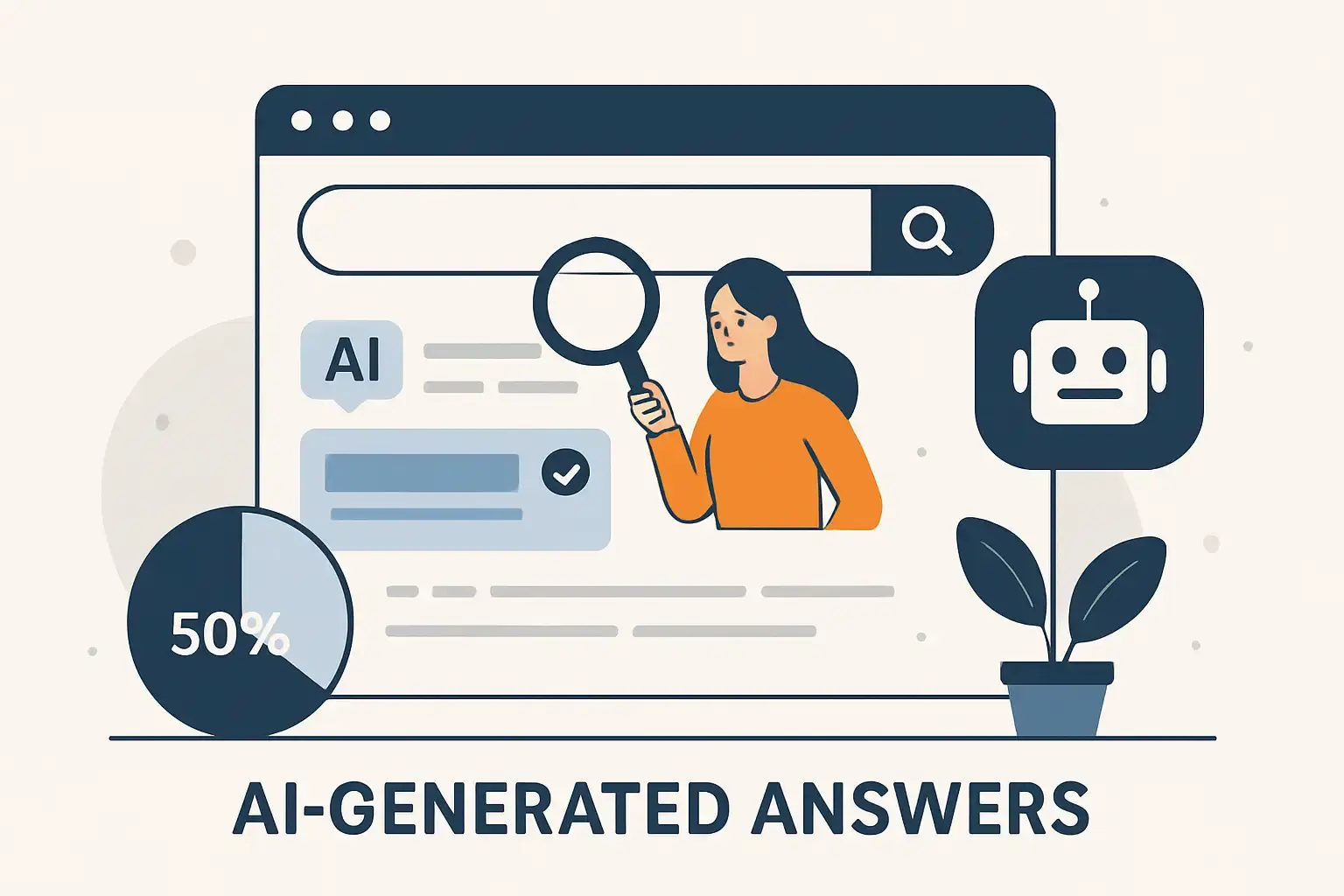 Stat #5: Over 50% of All Searches Will be Influenced by AI-generated Answers