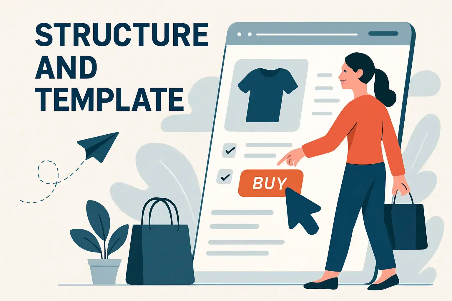Structure and Template That Nudge to Purchase