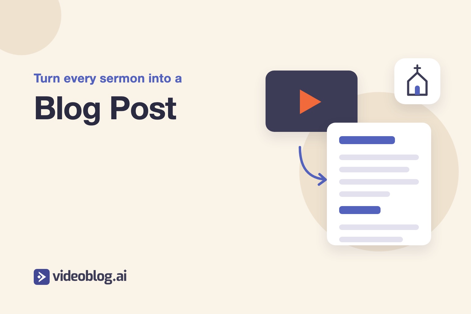 Sermon to blog post