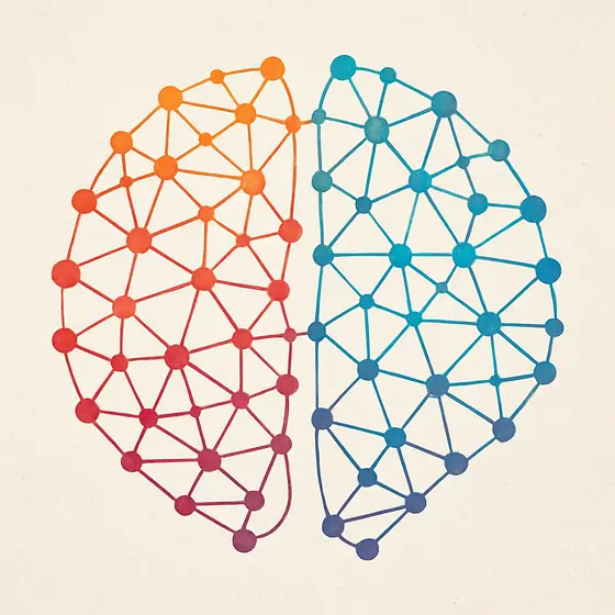 AI brain network analyzing video