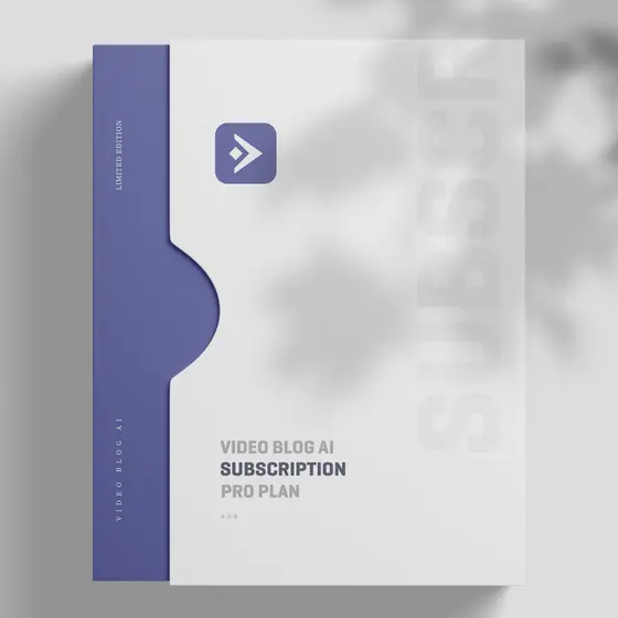 Video Blog AI subscription product box